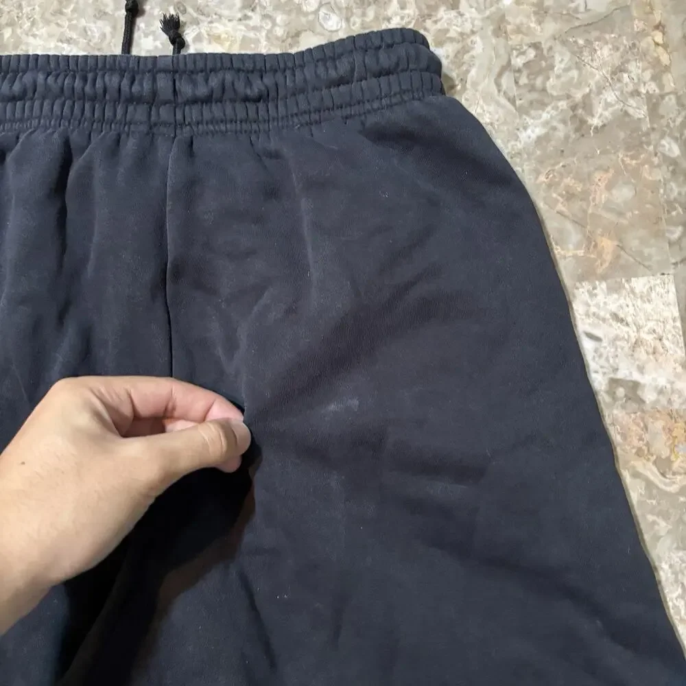 Nike Sweatpants Womens Small Black Phoenix Fleece High Waist Wide Leg IH1011